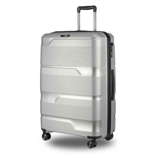 28-inch Silver Hardcase Roller Luggage - Tampa Home & Garden Store