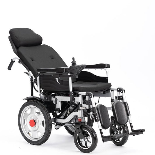 Electric wheelchair 18 inch wide seat by DONJOHNSTYLE4URHOME, upholstery, joystick control on Tampa Home & Garden Store