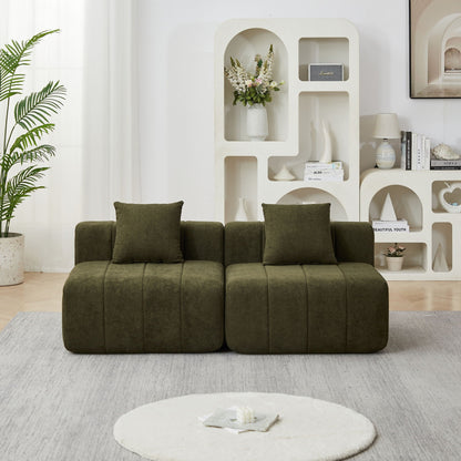 Symmetrical Modular Sofa And Piano Key Design