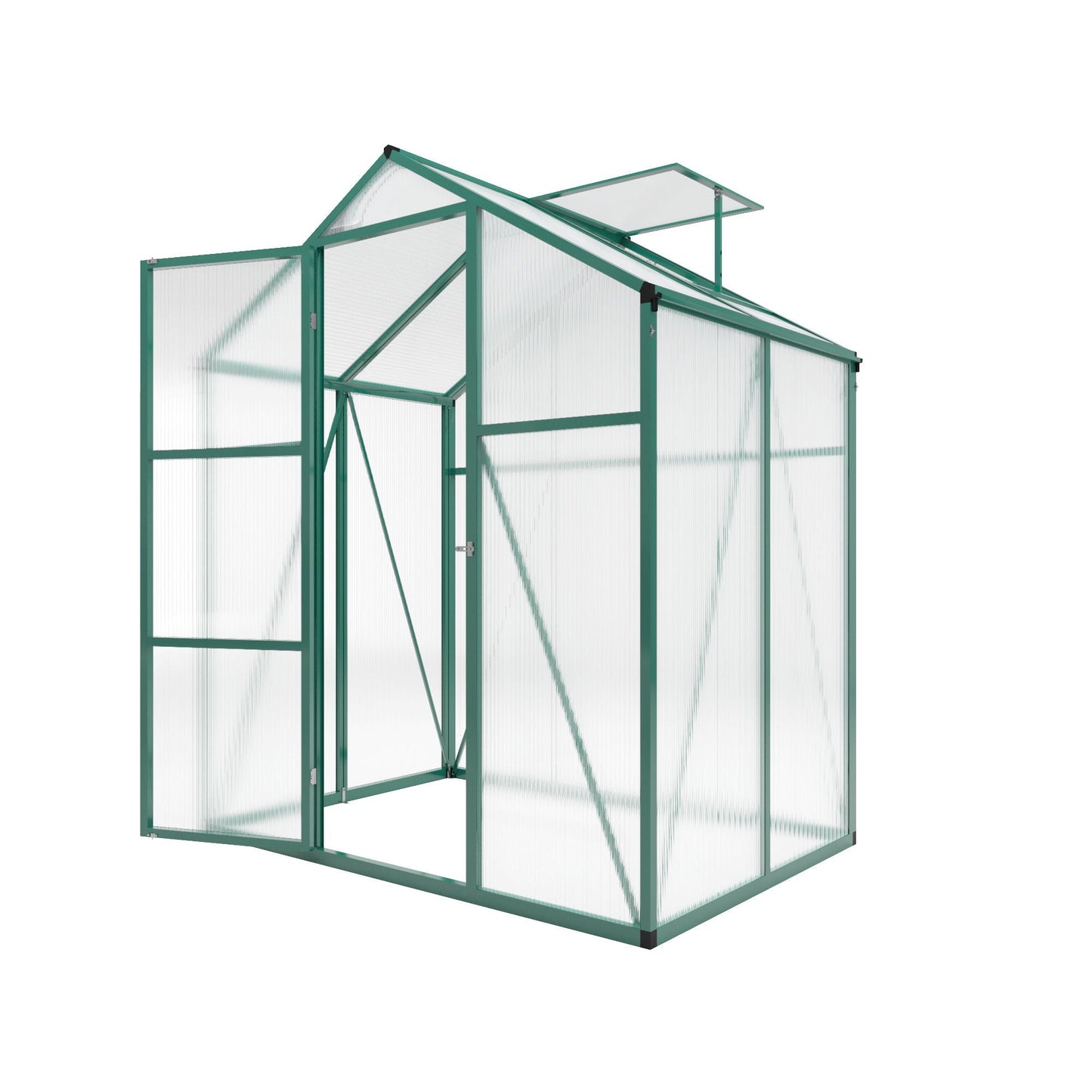 Strong Polycarbonate Walk In Greenhouse and Porch