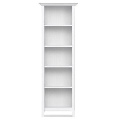 Amherst Five Shelf Bookcase Handcrafted Wood