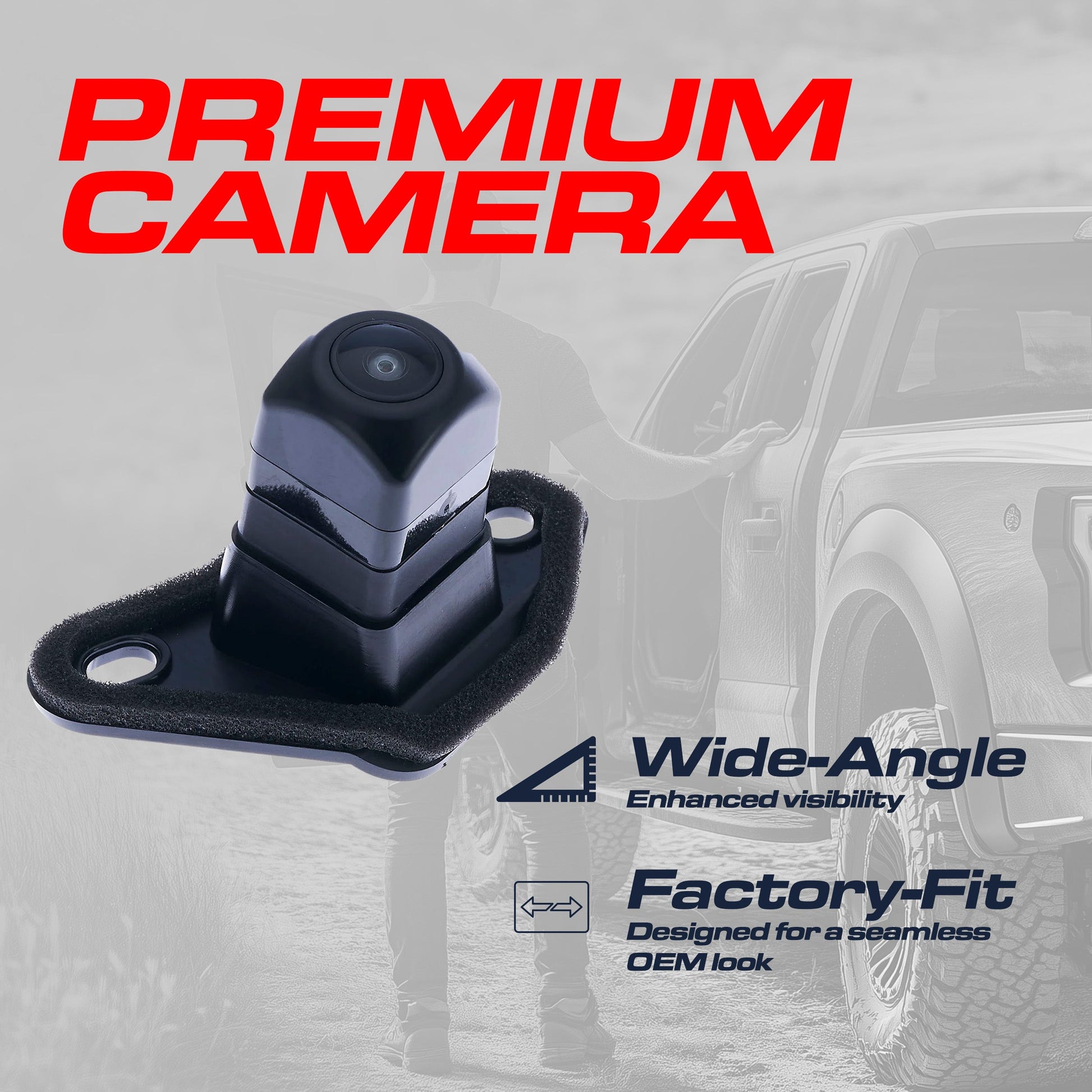 Master Tailgaters OEM backup camera for Toyota Prius Prime 2017-2019 wide angle black shell on Tampa Home & Garden Store