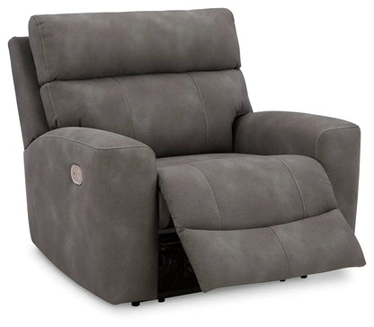 Next-Gen Durapella Power Recliner With Adj Headrest gray upholstery by Unique Piece Furniture on Tampa Home & Garden Store