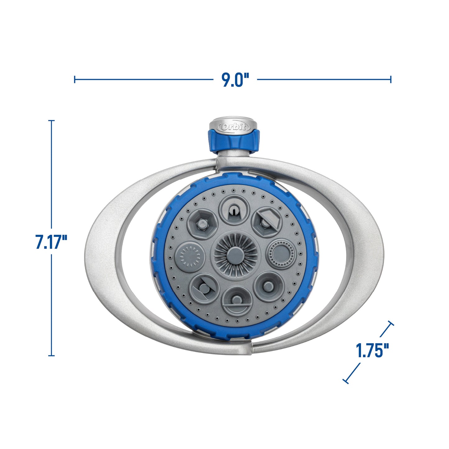 Orbit Elevated 8-Pattern Metal Turret Sprinkler
