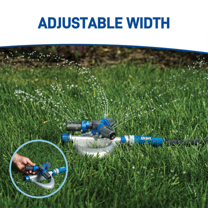Orbit Elevated 3-Arm Rotating Sprinkler on Base