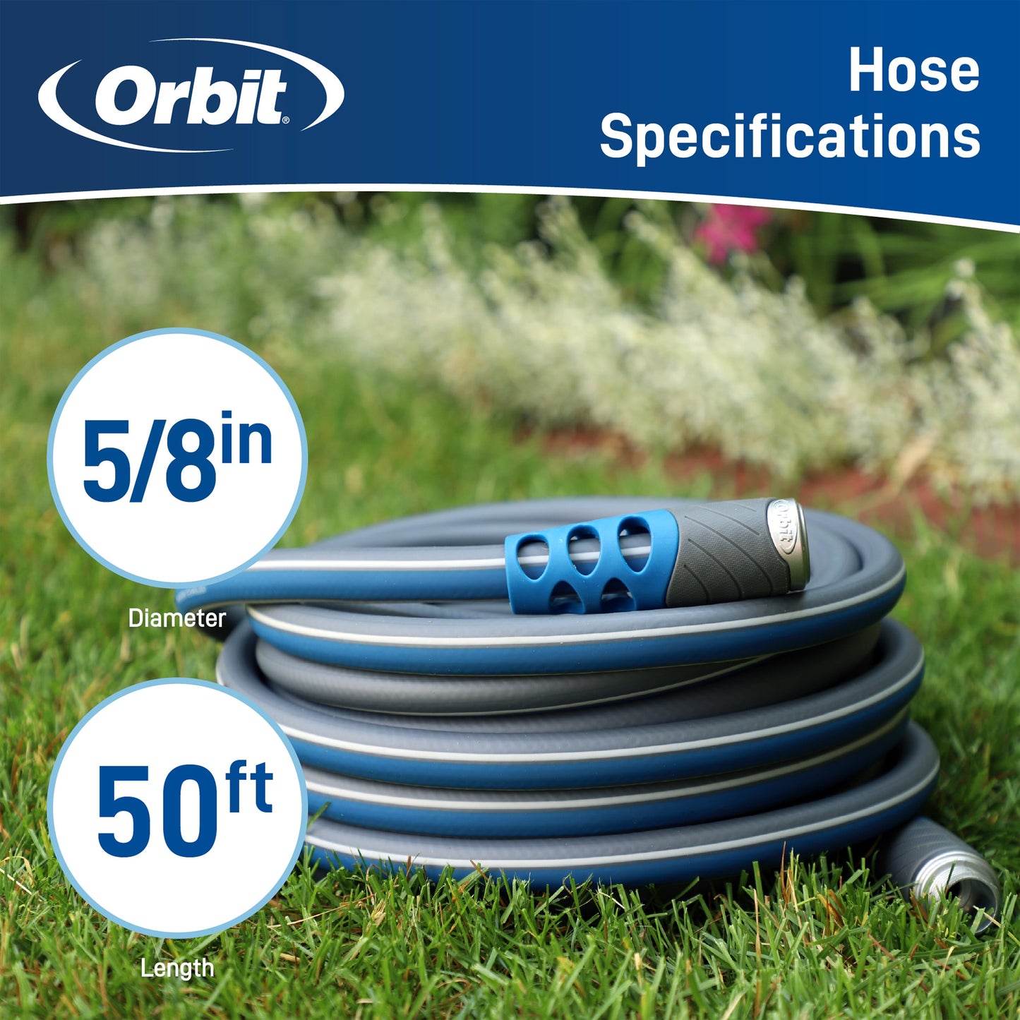 Orbit Elevated 50 ft x 5/8" Polyfusion Hose