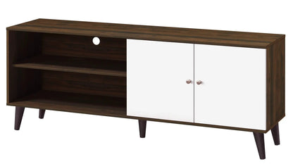 Amidon TV Stand With Storage Shelves and Cabinet