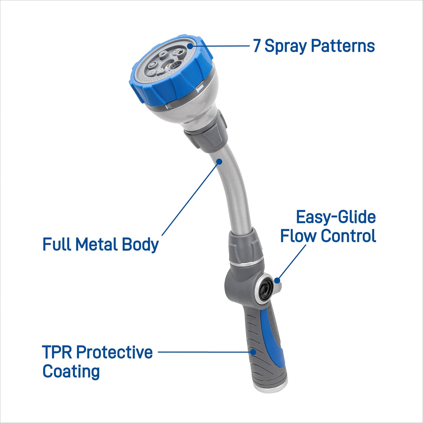 Orbit Elevated 14" 7-Pattern Thumb Control Wand