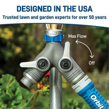 Orbit Elevated 2-Way Shut-Off Hose Y Adapter