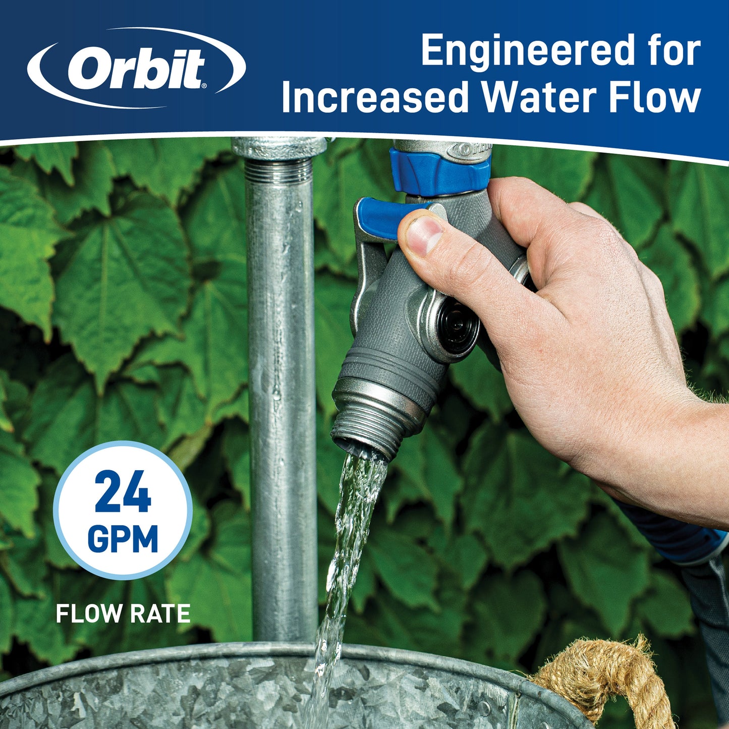 Orbit Elevated 2-Way Shut-Off Hose Y Adapter