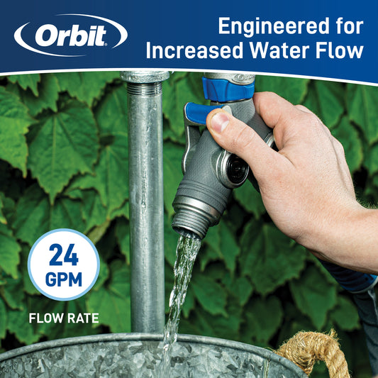 Orbit Elevated 2-Way Shut-Off Hose Y Adapter