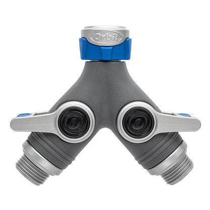 Orbit Elevated 2-Way Shut-Off Hose Y Adapter