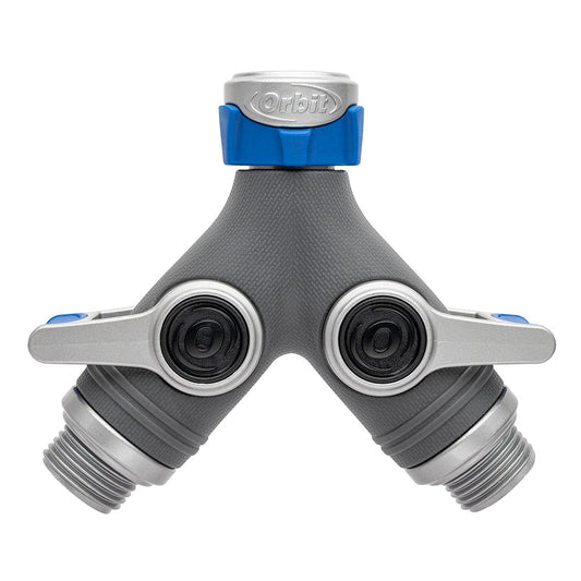 Orbit Elevated 2-Way Shut-Off Hose Y Adapter
