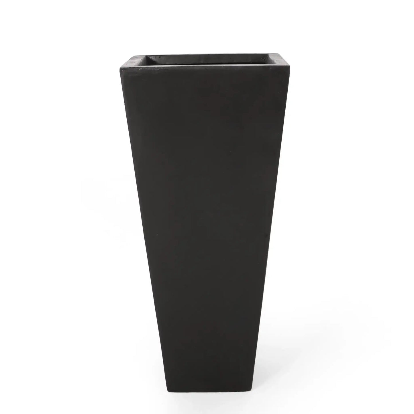 Outdoor Modern Cast Stone Planter black rectangular planter by HouseOfZazla on Tampa Home & Garden Store