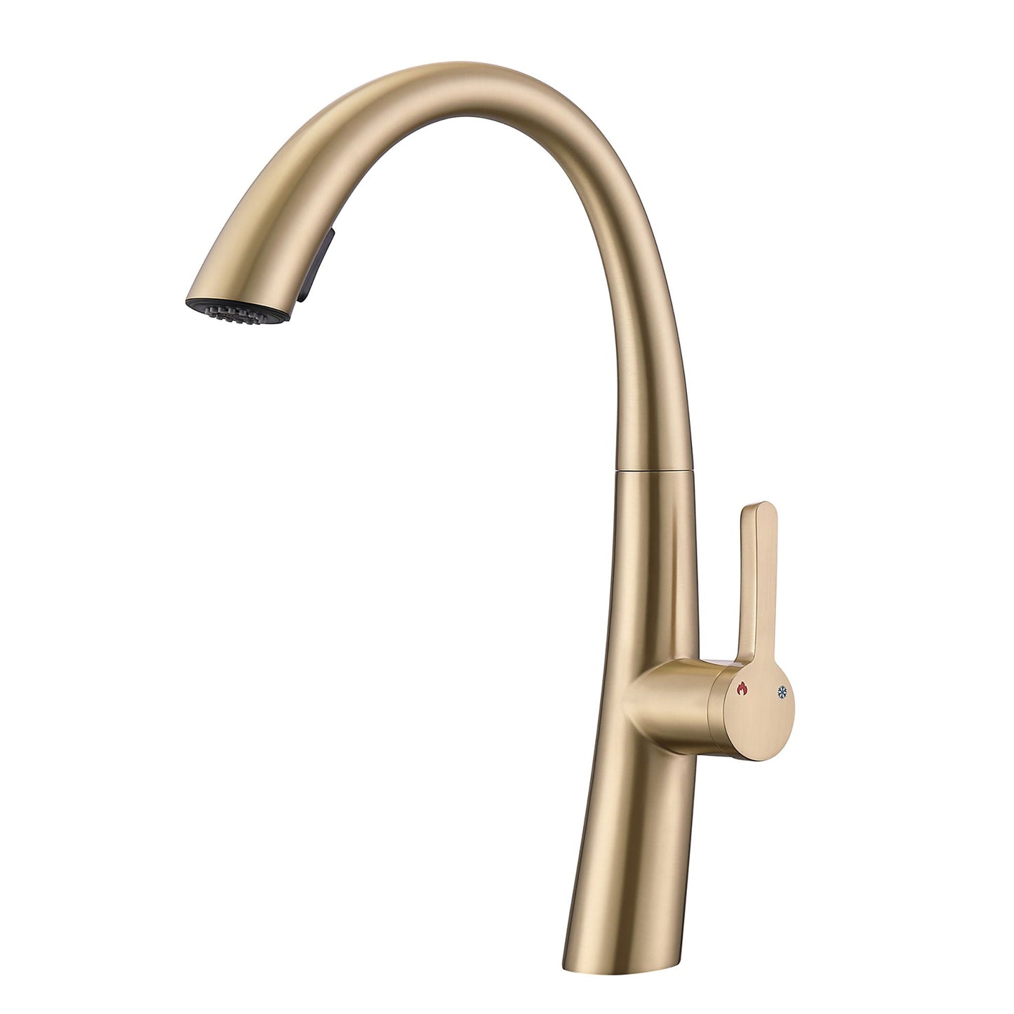 Single Handle And Stainless Steel Kitchen Faucet