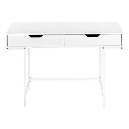 Computer Desk for Home Office with Marble Look