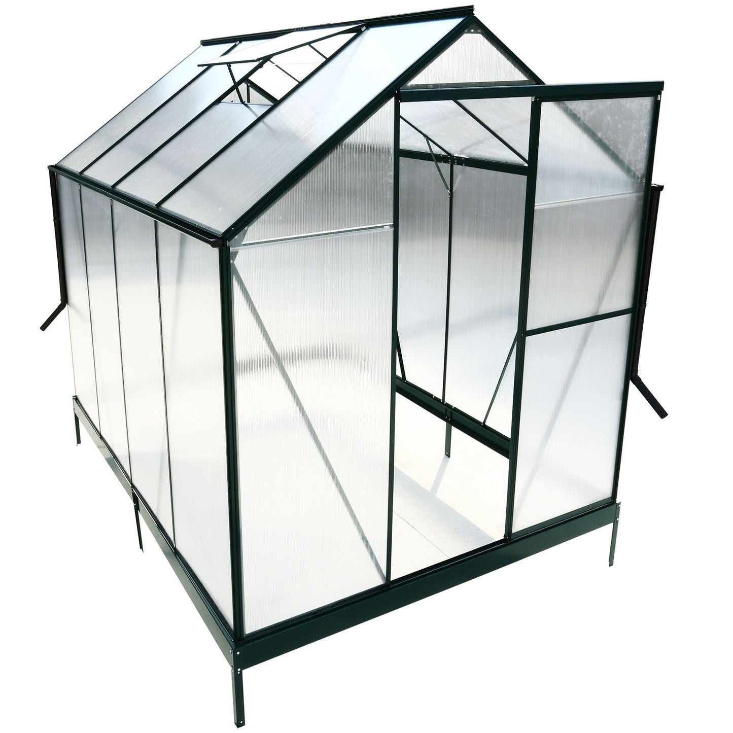 Heavy Duty Polycarbonate Greenhouse Kit and Door