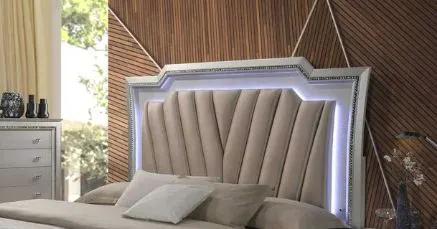 Kaitlyn Bed With Integrated LED Lighting Storage