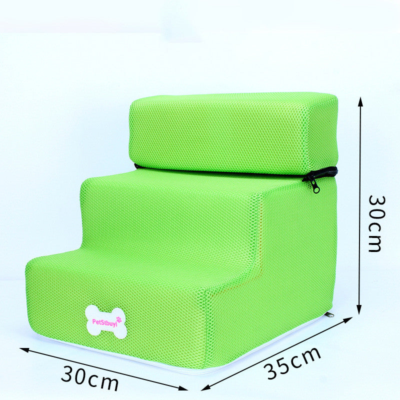 Dog stairs climbing ladder lime green sponge steps 30x35x30 cm Sell My Stuff on Tampa Home & Garden Store