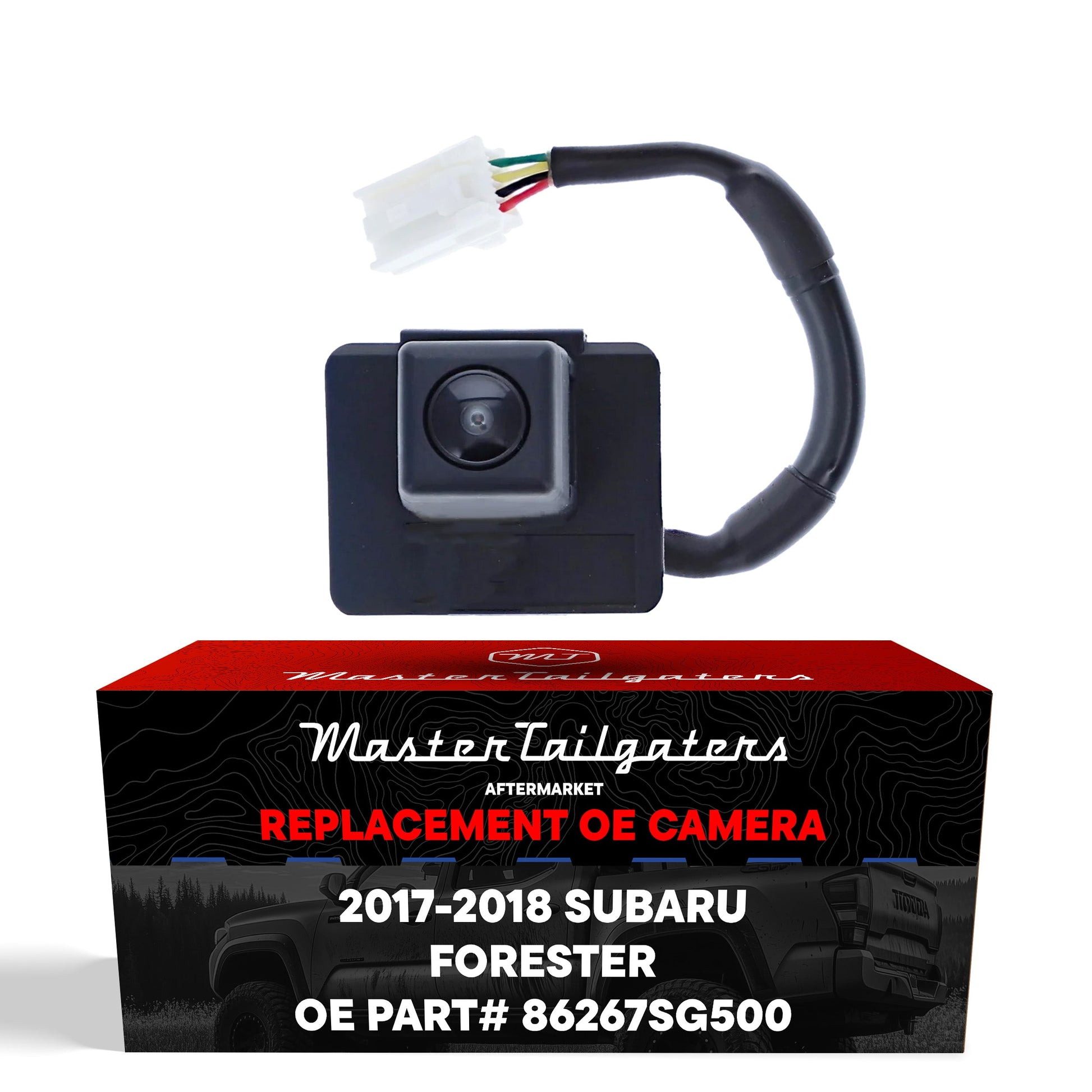 Backup camera for Subaru Forester 2017-2018 OEM replacement, black housing on Tampa Home & Garden Store
