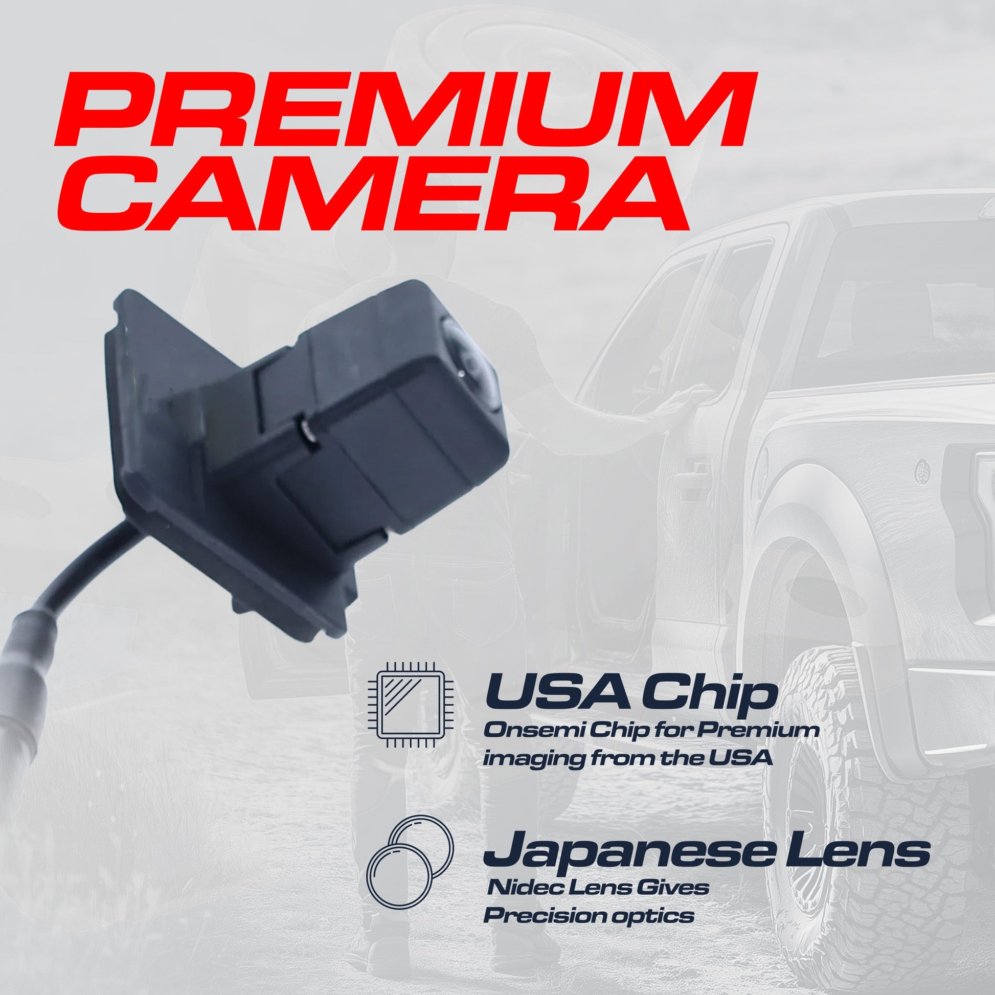 Master Tailgaters OEM backup camera for Subaru Forester 2017-2018 in black housing with wiring on Tampa Home & Garden Store