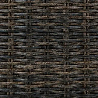 Coastline Bay sofa woven brown rattan texture close-up on Tampa Home & Garden Store