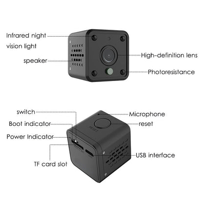 Sell My Stuff black compact action digital camera with HD lens, infrared night vision, TF card on Tampa Home & Garden Store