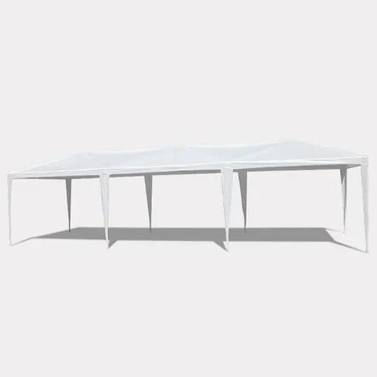 White 10x30 ft wedding canopy tent with removable sidewalls by Unique Piece Furniture on Tampa Home & Garden Store