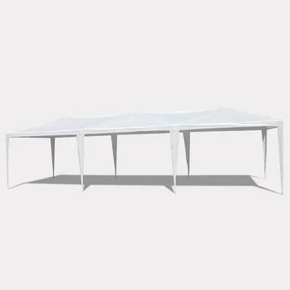 White 10x30 ft wedding canopy tent with removable sidewalls by Unique Piece Furniture on Tampa Home & Garden Store