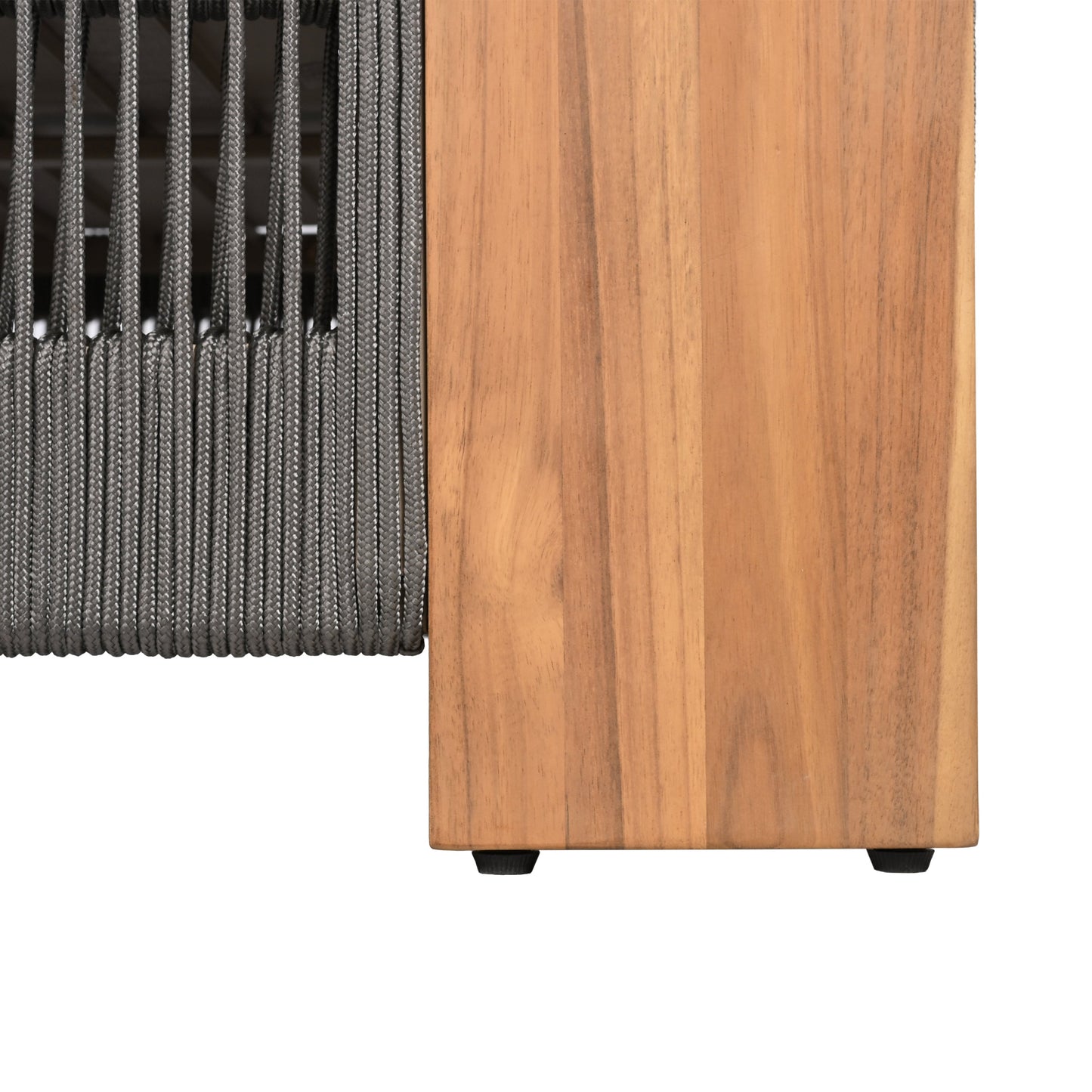 Outdoor Acacia Wood Adjustable Lounge Chair