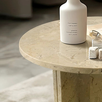 Elegant Coffee Duo Table Set by Unique Piece Furniture, marble table with white vase on Tampa Home & Garden Store
