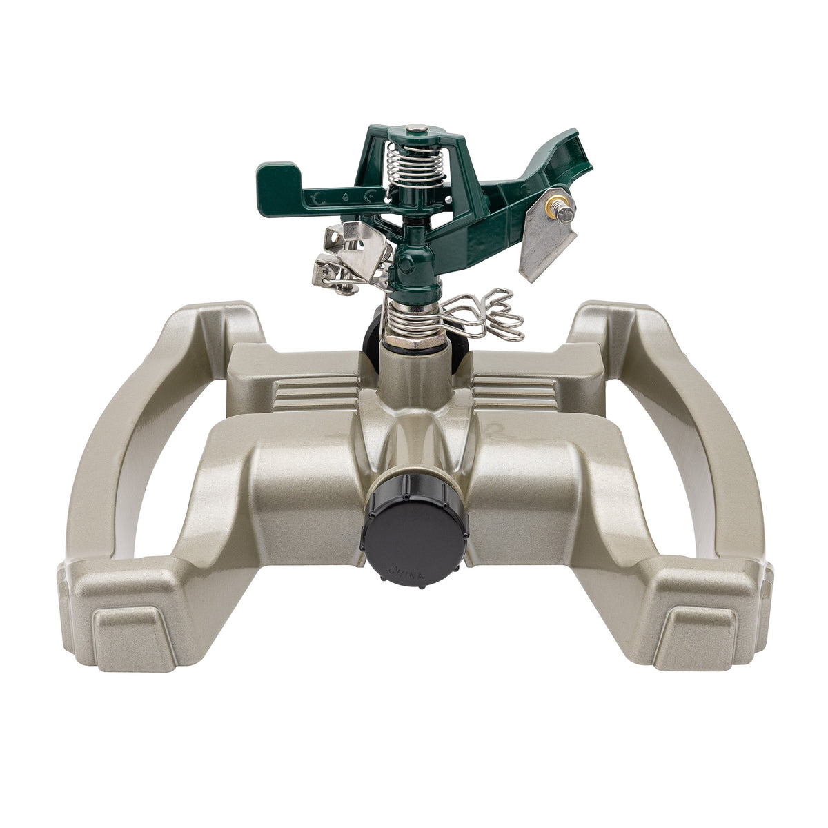 Orbit Irrigation Pro Series Impact Sprinkler with Metal Sled Base, green hose-end sprinkler on Tampa Home & Garden Store