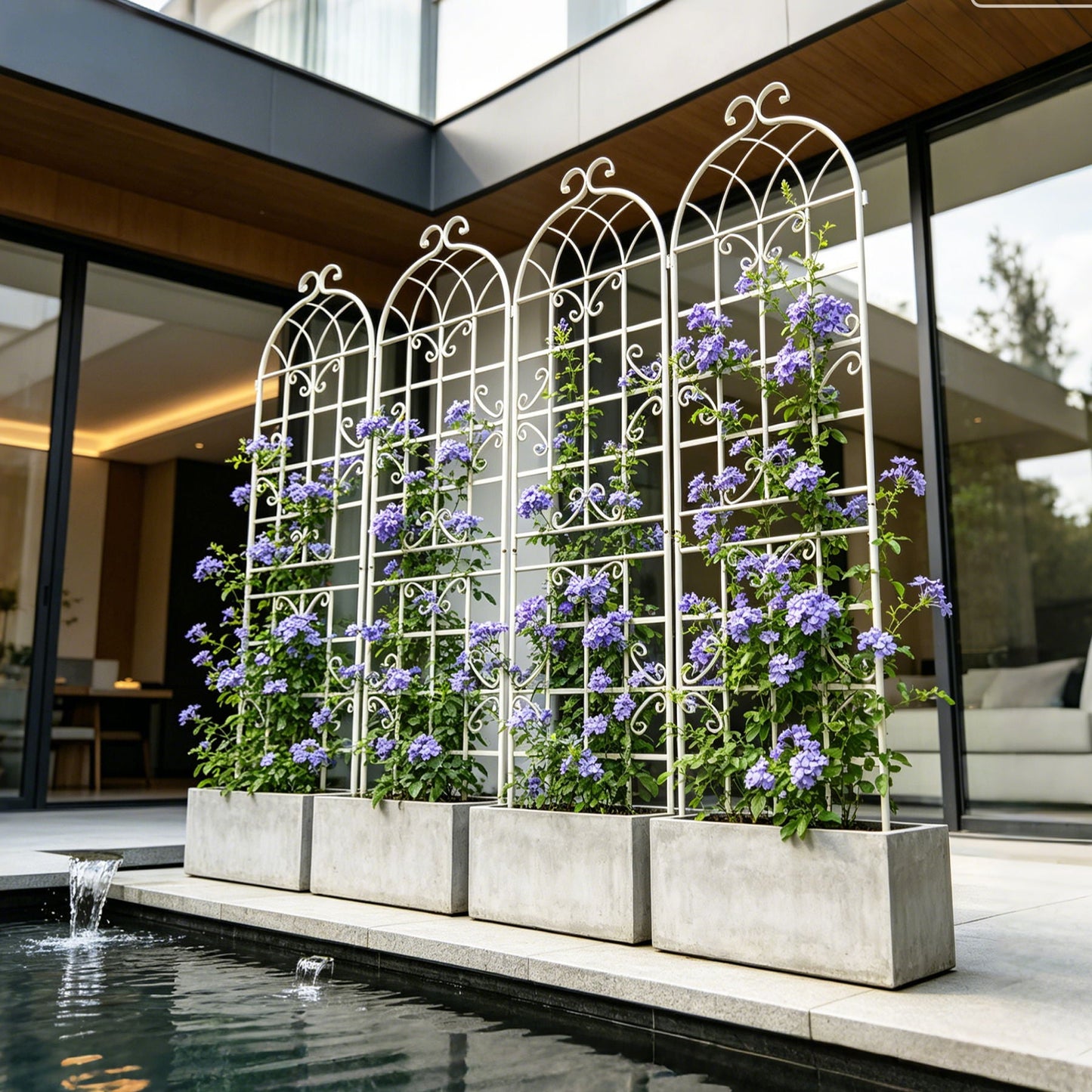 Metal Trellis For Climbing Plants And Vines