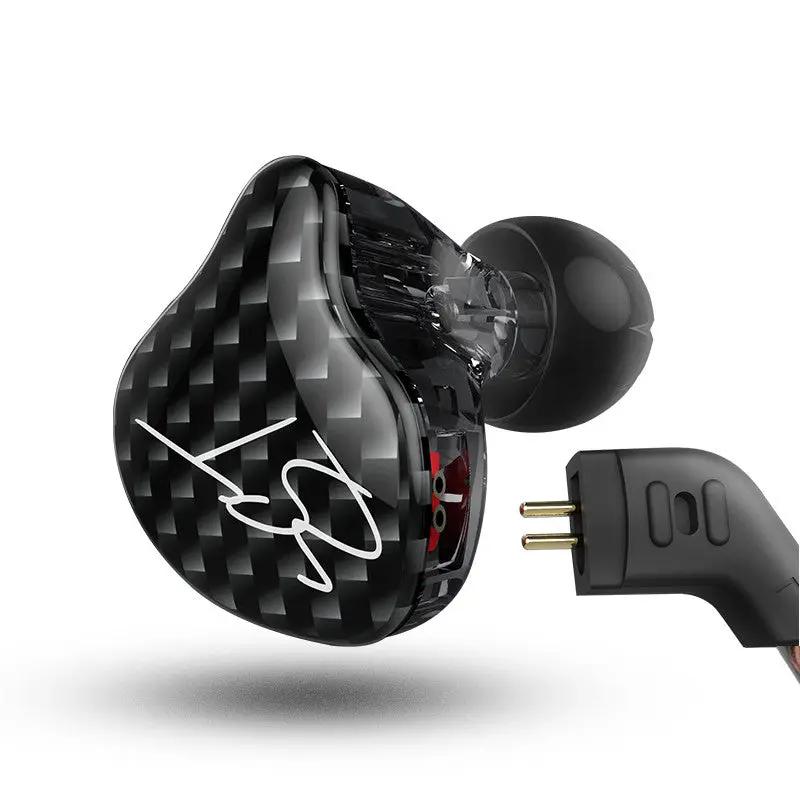 Ring Iron In-Ear Subwoofer Headphones with black shell and dual-pin plug on Tampa Home & Garden Store