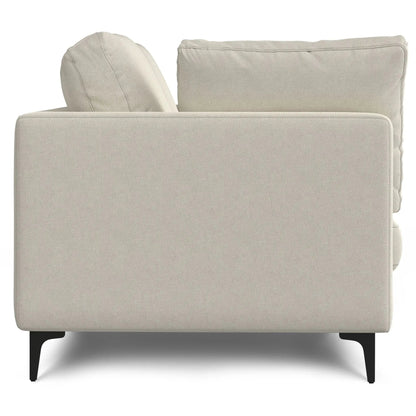 Ava mid-century upholstered stationary sofa in beige fabric by Unique Piece Furniture on Tampa Home & Garden Store