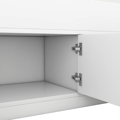 Twin Size Captain Platform Bed Frame with Storage Bookcases and Shelves,Four Drawers,White - Tampa Home & Garden Store