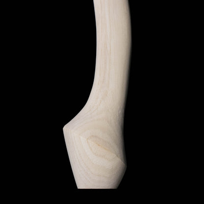 Whiskey River wooden axe handle 28C natural light wood curved profile on Tampa Home & Garden Store