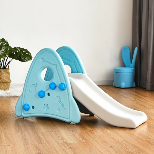 Freestanding Baby Slide Indoor First Play Climber Slide Set for Boys Girls -Blue - Tampa Home & Garden Store