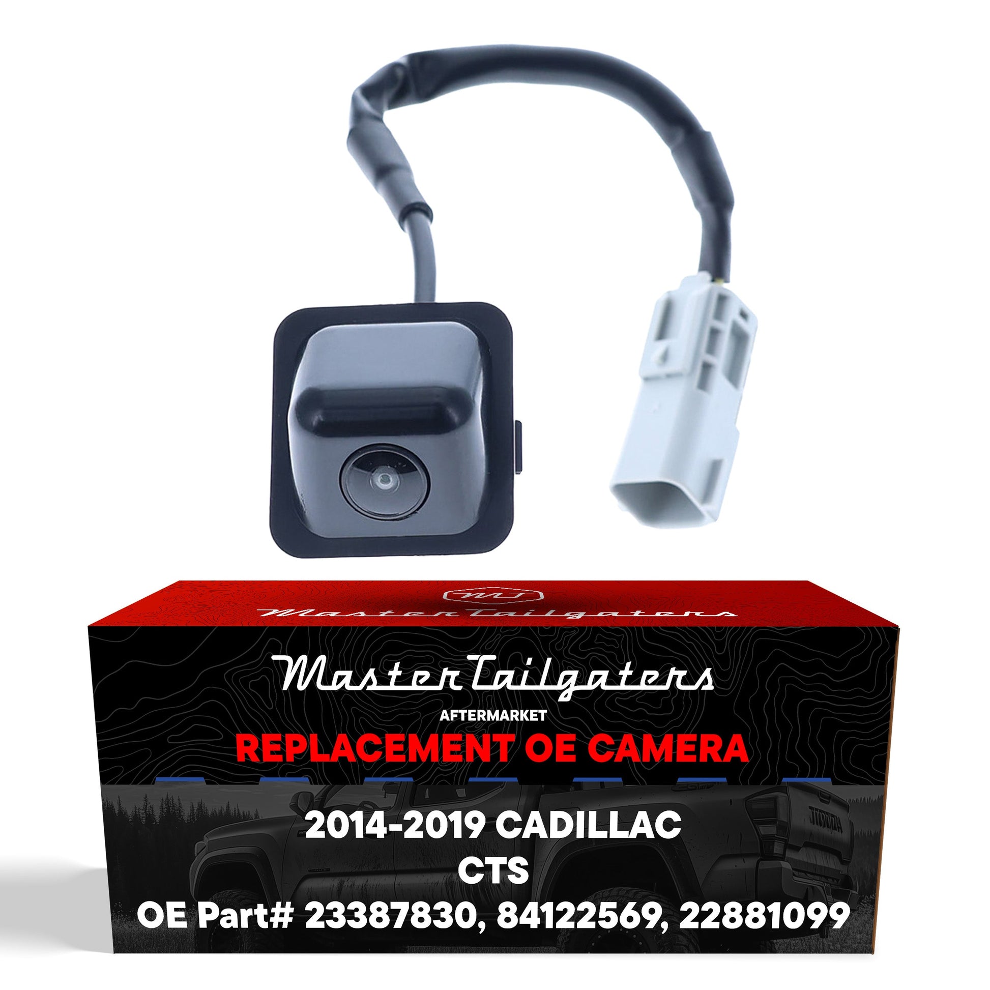 OEM backup camera for Cadillac CTS w/o Surround View gray housing by Master Tailgaters on Tampa Home & Garden Store
