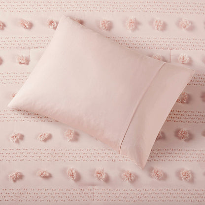 Luxury Full Queen Clip Jacquard Comforter and Set
