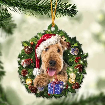 Car Pendant Sleeping Dog Angel Decor Hanging