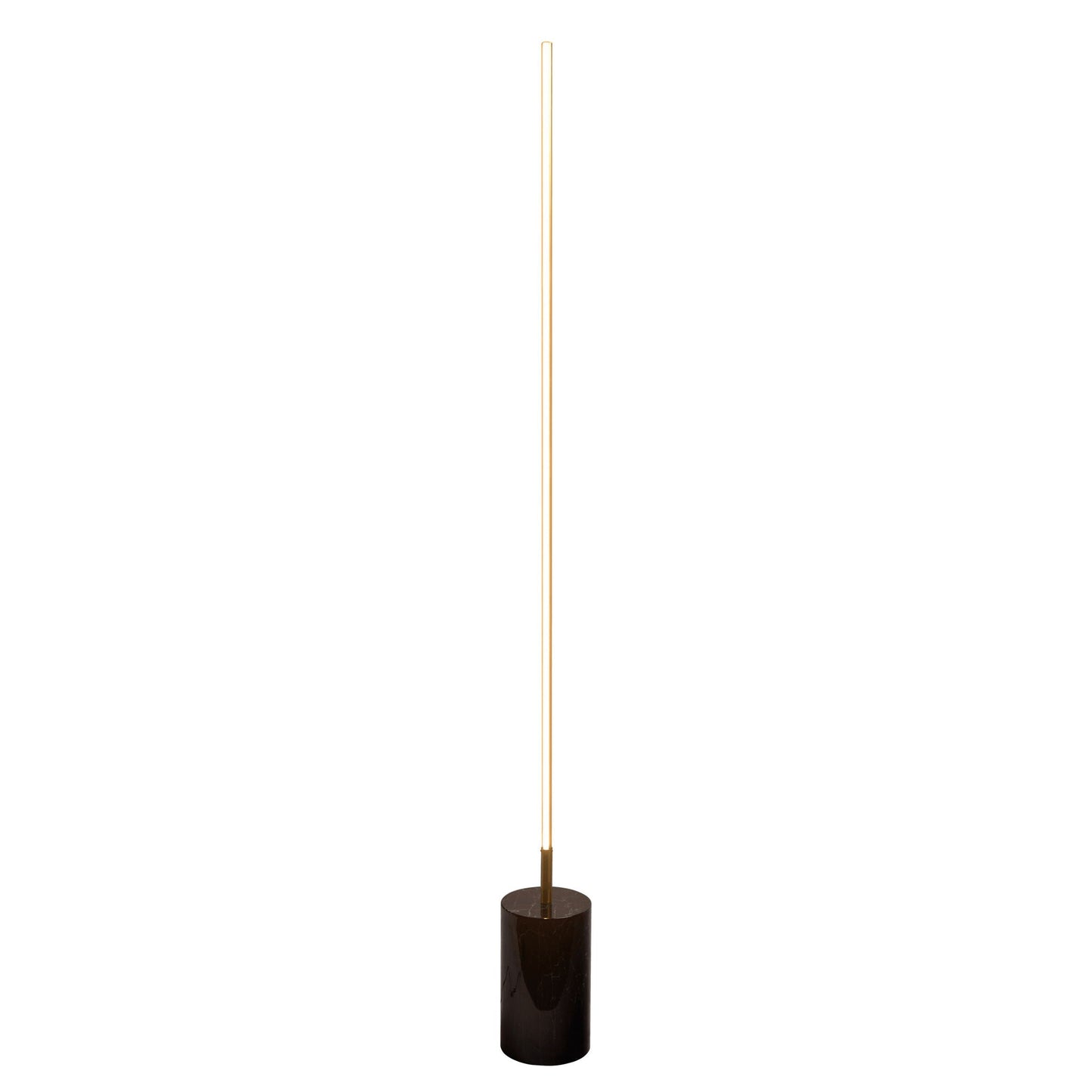 Prism LED floor lamp with on/off switch, gold stem and marble base by HouseOfZazla on Tampa Home & Garden Store