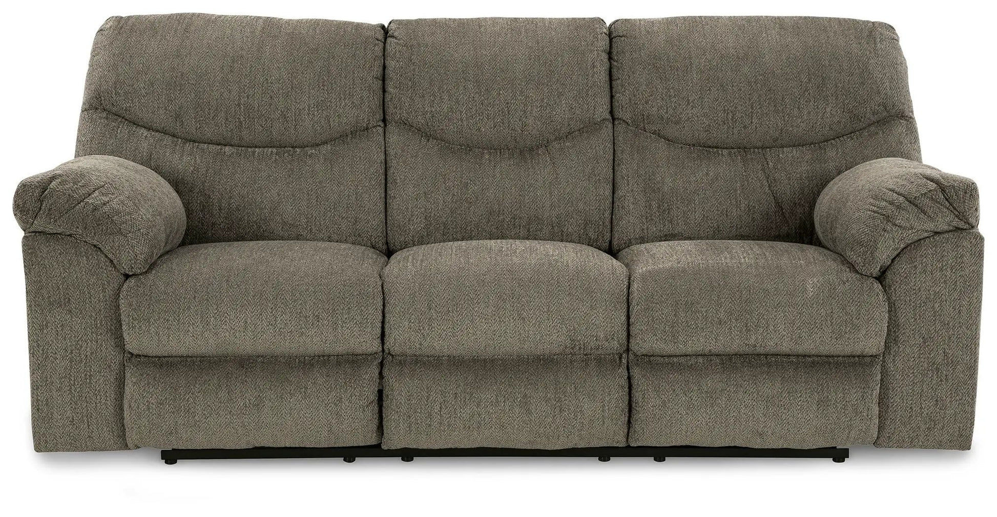 Alphons reclining sofa 3-seat in textured gray-brown fabric by Unique Piece Furniture on Tampa Home & Garden Store