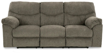Alphons reclining sofa 3-seat in textured gray-brown fabric by Unique Piece Furniture on Tampa Home & Garden Store
