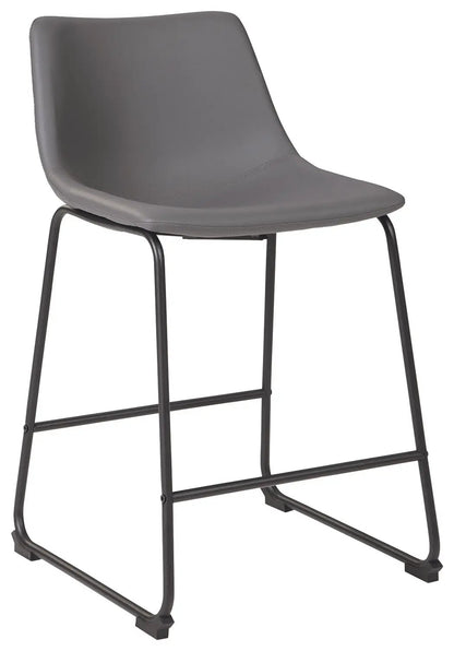 Centiar Upholstered Barstool Set of Two Dining