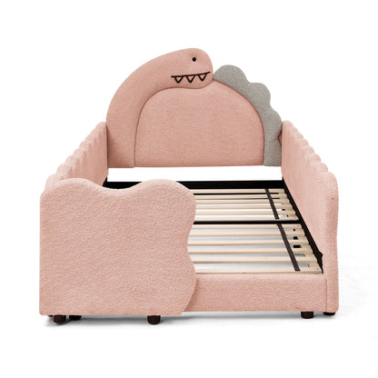 Toddler Dinosaur Bed and Safety Guardrail
