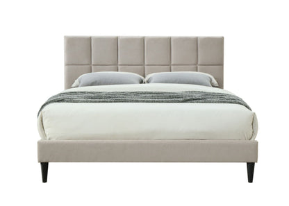 Stylish Squares Bed with Usb Charging Port