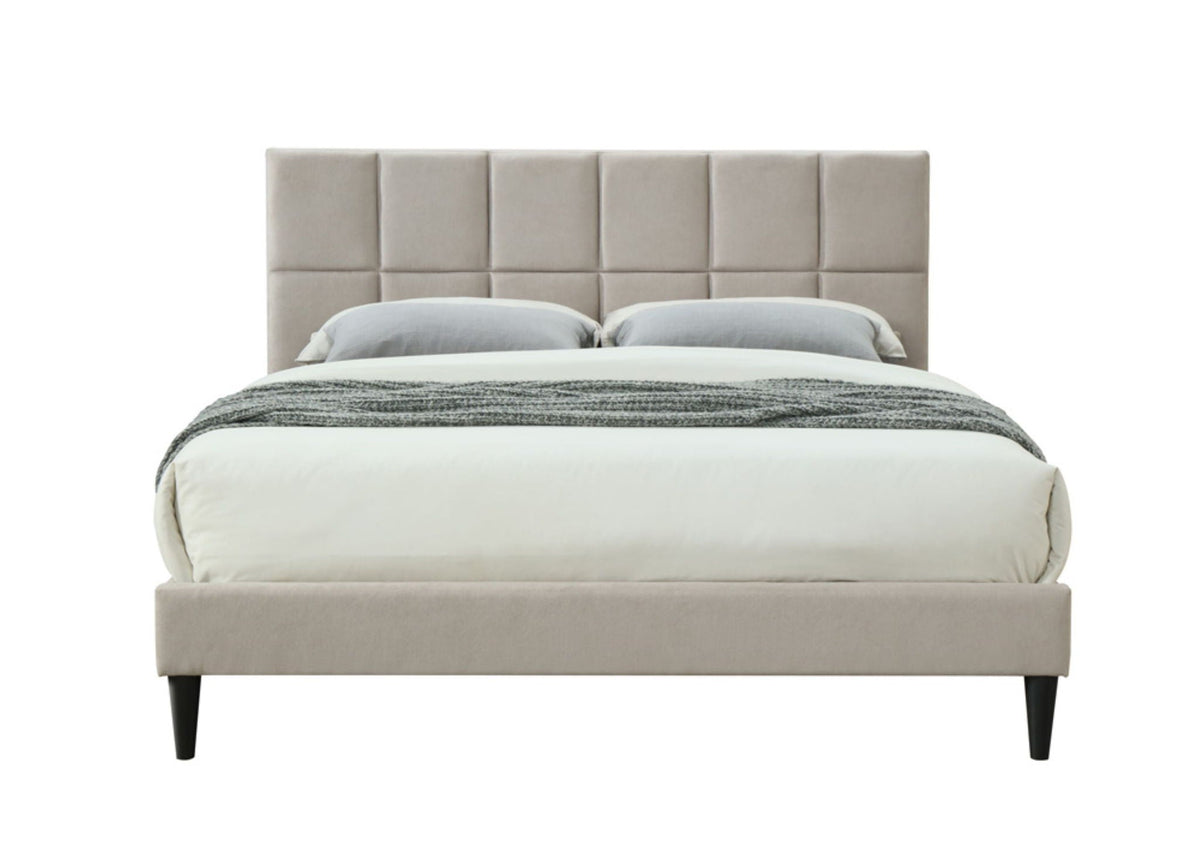 Full Size Squares Bed In a Box With Usb Ports