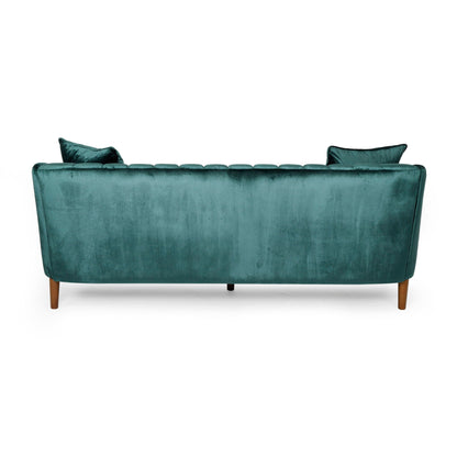 Contemporary Three Seater Sofa with Button Stitch