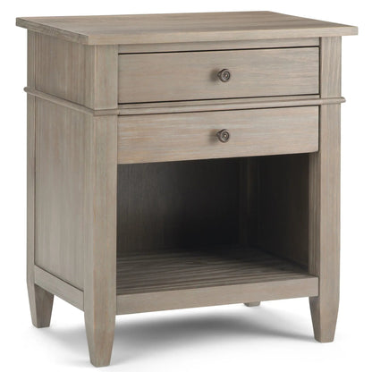Carlton Bedside Table Handcrafted Solid Wood
